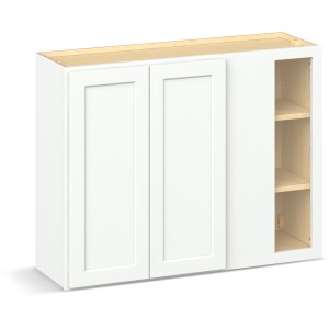 RELIABILT Parkstone II Blind Wall Cabinet, Brilliant White, 39" W, 2 Doors, Fully Assembled - 641281 | Lowe's Pro Supply